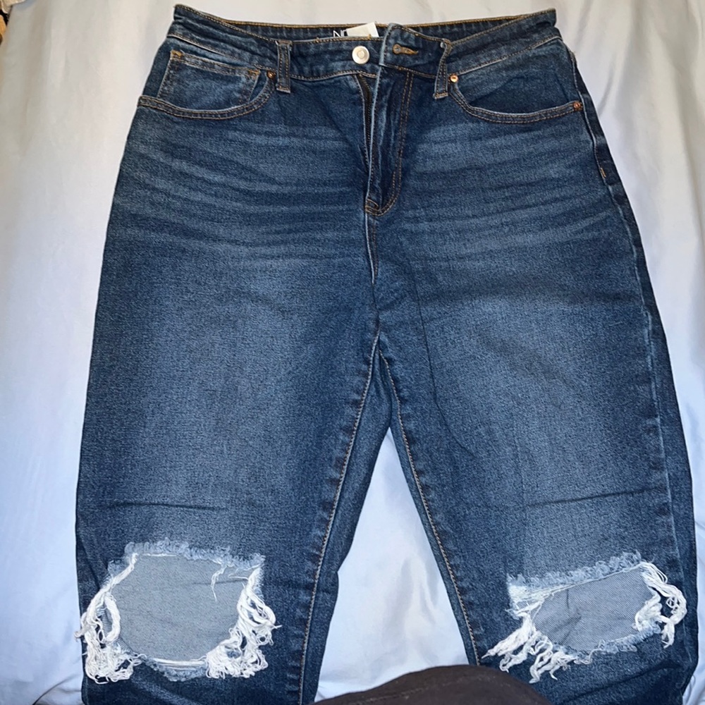High Waisted Mom Jeans